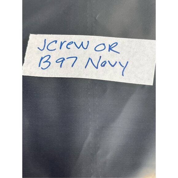 J. Crew Dress Ponte Pants Women Size 0R Navy Blue‎ Skinny Ankle Picket Zippers - Picture 10 of 11